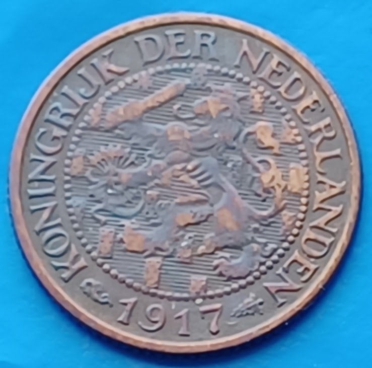 1 cent 1917 - Wilhelmina, Ophalen of Verzenden, Koningin Wilhelmina, 1 cent, Losse munt
