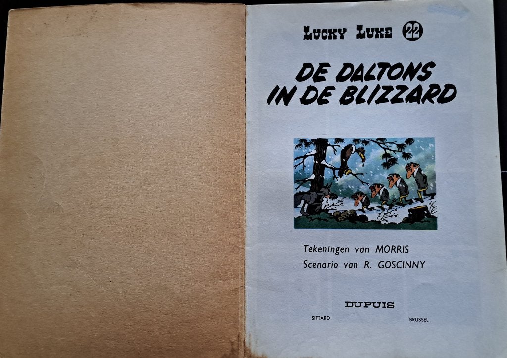 Lucky Luke (22) - De Daltons in de Blizzard, Eén stripboek, Ophalen of Verzenden, Gelezen