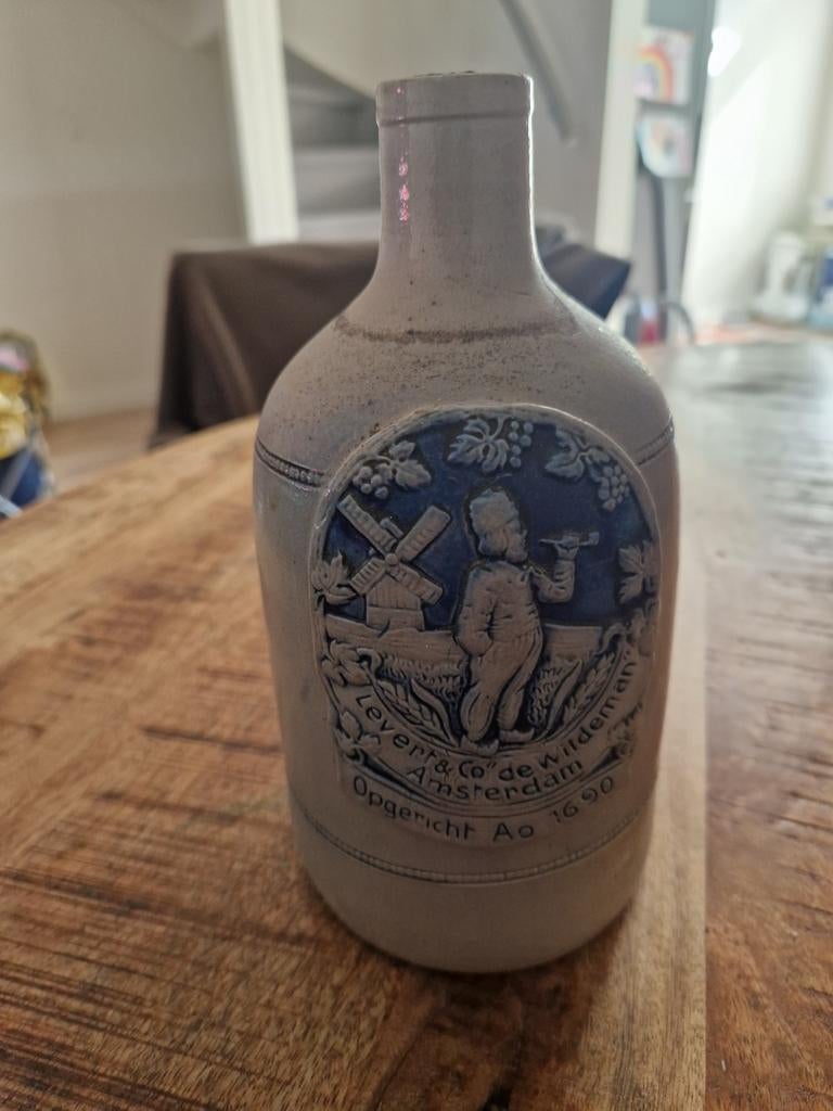 Oud Jenever kruikje Levert  & Co jaren 20 Amsterdam, Antiek en Kunst, Ophalen