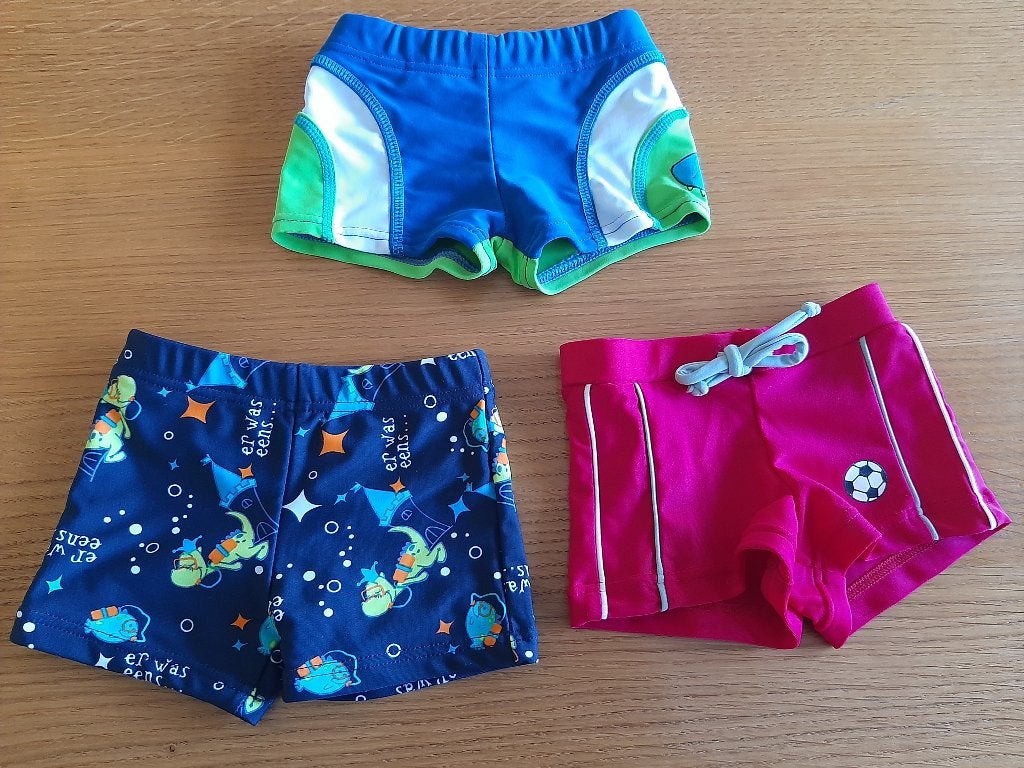 3 baby zwembroekjes maatje 62-68 prenatal dirkje, Ophalen, Maat 62, Zo goed als nieuw, Prenatal