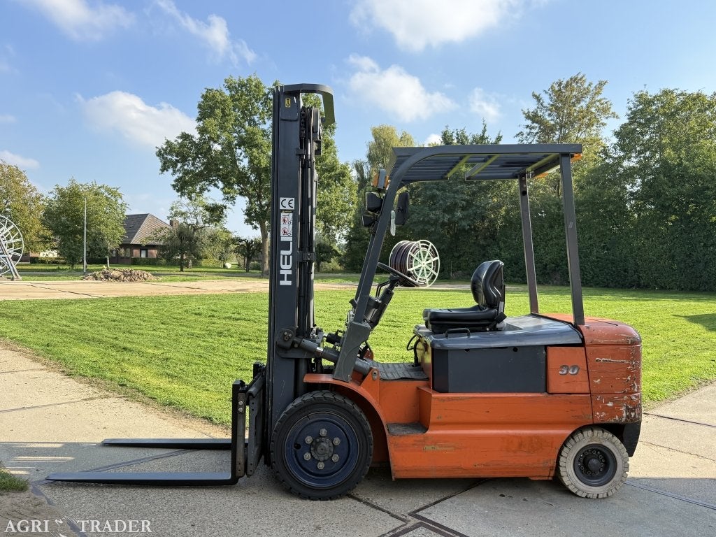 Heli 3000KG elektrisch triplo 5.4M freelift Sideshif 1800uur, Heli, Heftruck, Ophalen of Verzenden, Kievitsham 48 Hoenzadriel