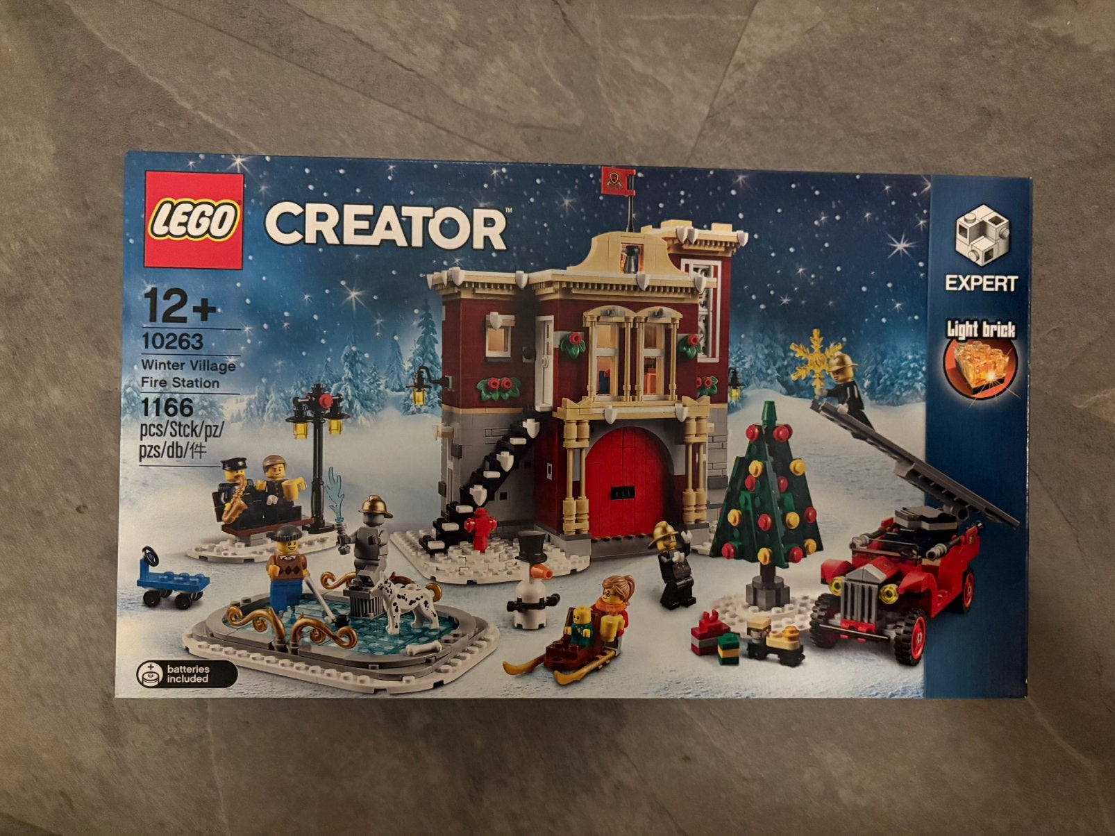 Lego Creator 10263 Winter Village Brandweerkazerne, Kinderen en Baby's, Speelgoed | Duplo en Lego, Lego, Nieuw, Ophalen of Verzenden