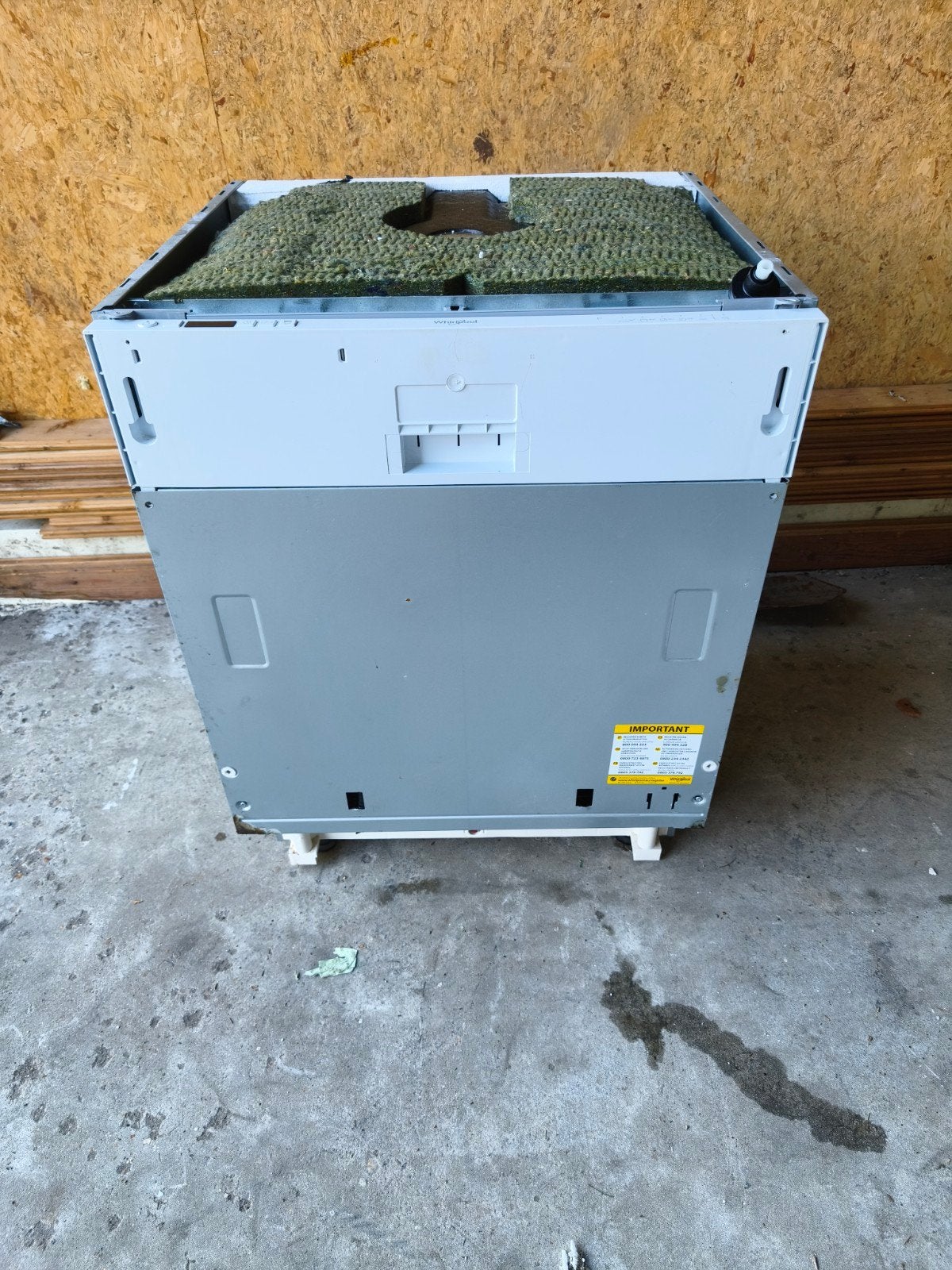 inbouw vaatwasser Whirlpool, Witgoed en Apparatuur, Vaatwasmachines, Ophalen, Gebruikt, Inbouw, Minder dan 85 cm