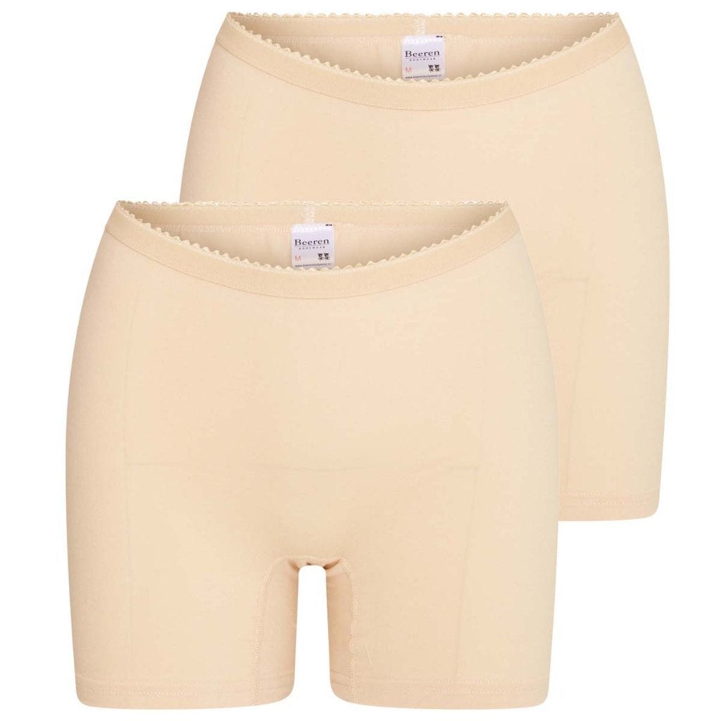 Beeren dames boxershort softly Mt/mXXL huid 3x een 2pack Nw, Beeren Bodywear, Beige, Ophalen of Verzenden, Nvt