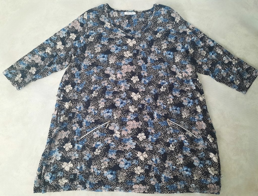 Zhenzi tuniek mt XL = 54 - 56, Zhenzi, Meerkleurig, Blouse of Tuniek, Ophalen of Verzenden