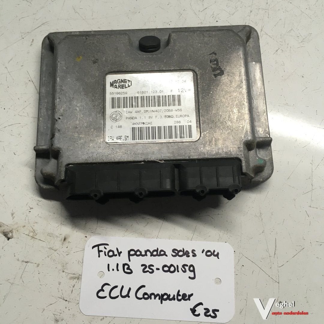 Fiat Panda 5drs 1.1 B 2004 2500159    ECU  4KNEMKCAE, Gebruikt, -, -, Ophalen of Verzenden
