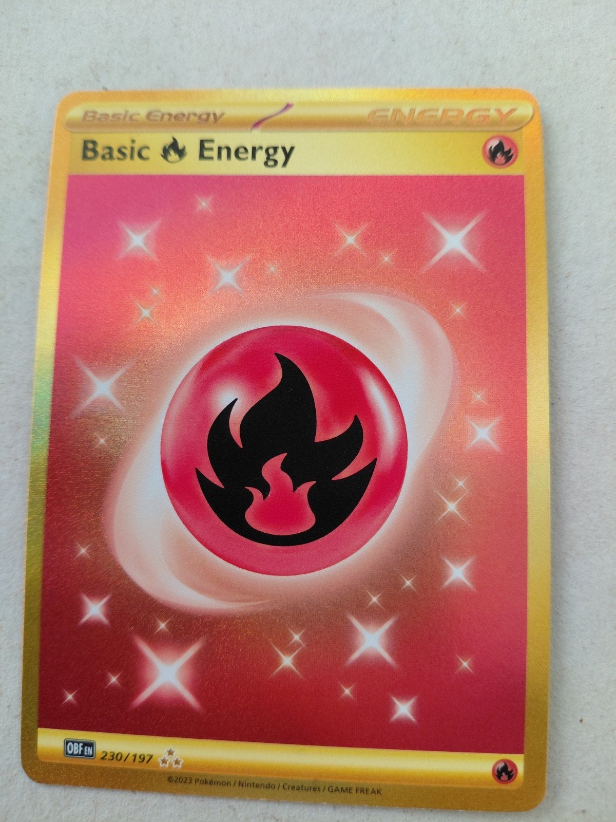 Basic Fire Energy 230/197, Ophalen of Verzenden, Zo goed als nieuw, Losse kaart
