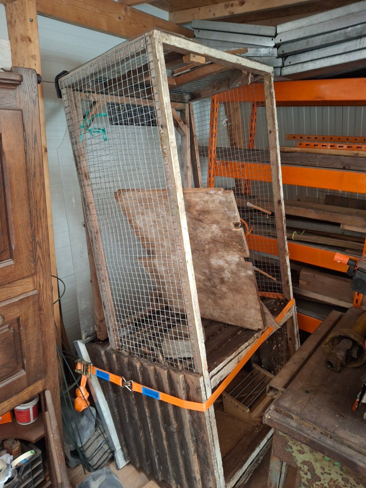 groot cavia of konijen hok, Dieren en Toebehoren, Ophalen, Hout, Vogelkooi