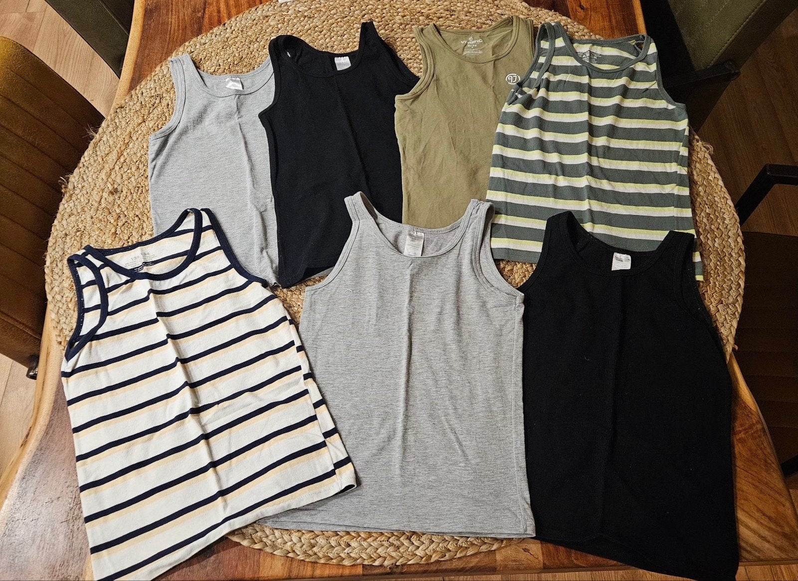 7 hempjes maat 128/134, Ophalen of Verzenden, Zo goed als nieuw, Jongen, Nacht- of Onderkleding
