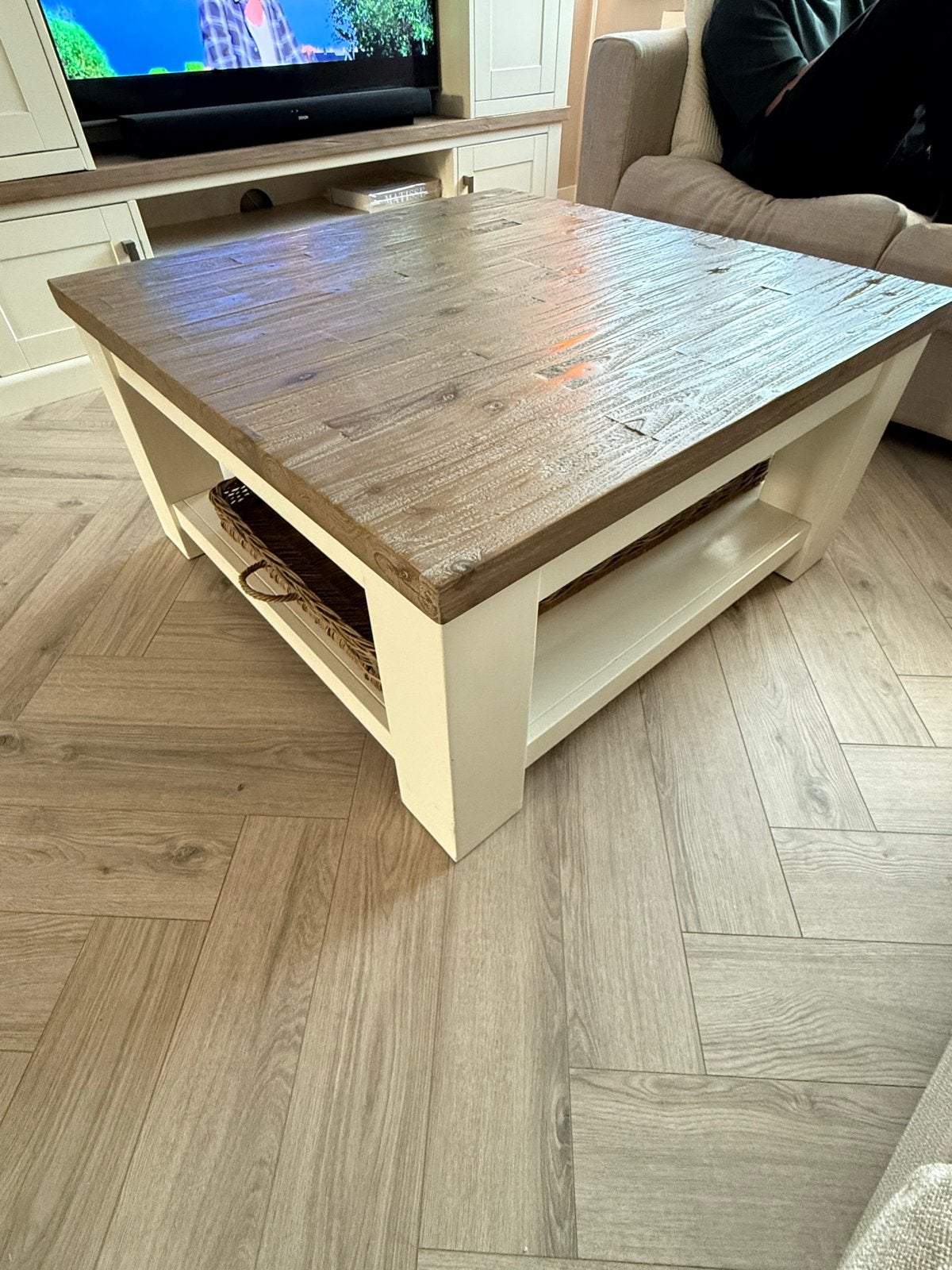*PRACHTIG PRONTO WONEN SALONTAFEL LIZZANO*, Ophalen, Gebruikt, 50 tot 100 cm, Vierkant