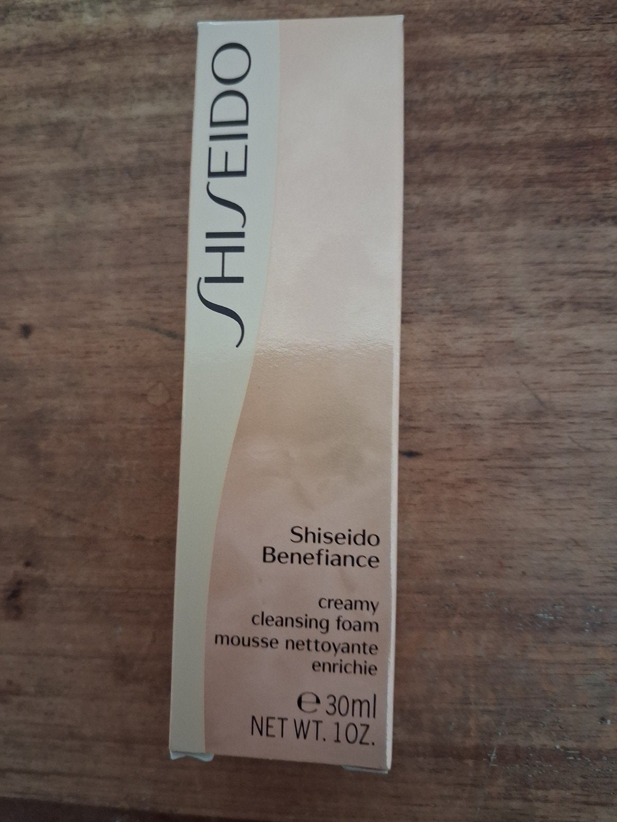 Shiseido benefiance cleasing foam 30 ml, Verzenden, Nieuw, Gehele gezicht