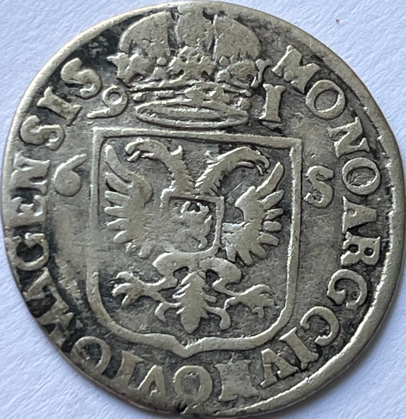 Nijmegen rijderschelling 1691, Postzegels en Munten, Munten | Nederland, Vóór koninkrijk, Zilver, Losse munt, Overige waardes