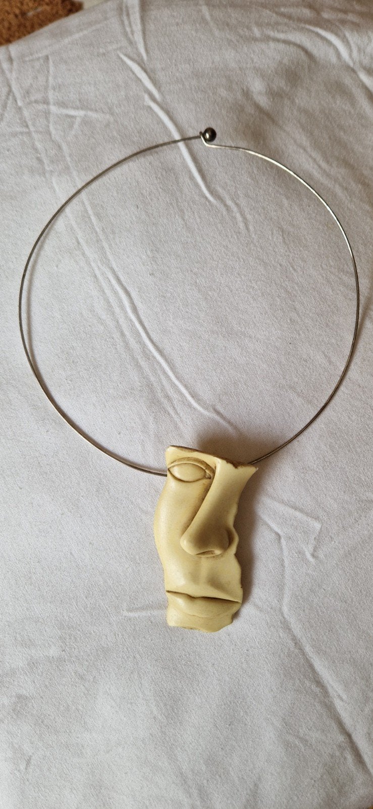 mooie choker  met hanger, Verzenden, Zo goed als nieuw, Zilver, Overige materialen