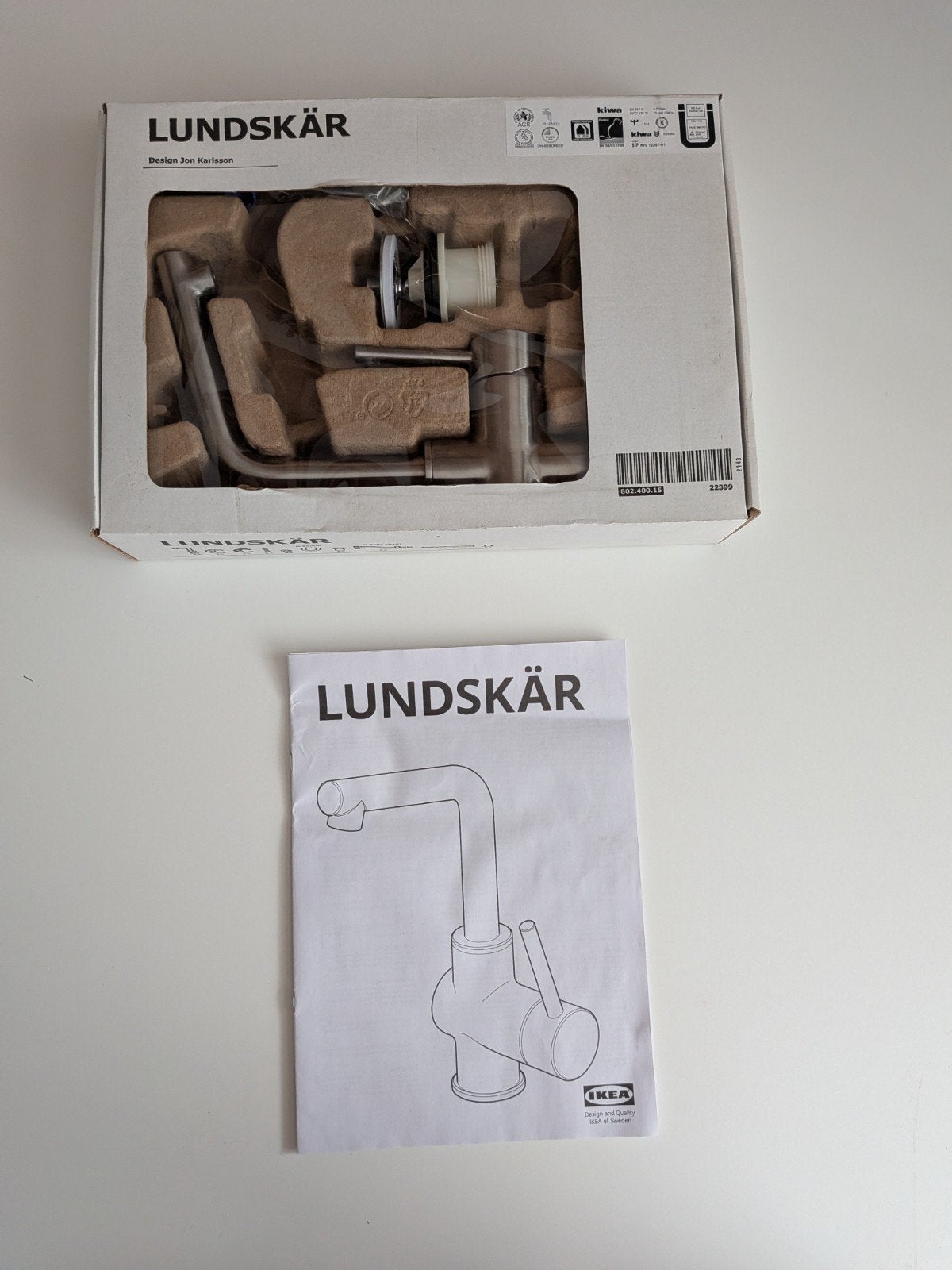 Nieuwe IKEA LUNDSKÄR kraan - nooit gemonteerd, Ophalen of Verzenden, Nieuw, Kraan