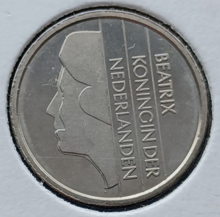 25 cent 1997 Beatrix - UNC, Postzegels en Munten, Munten | Nederland, Verzenden, Koningin Beatrix, 25 cent, Losse munt