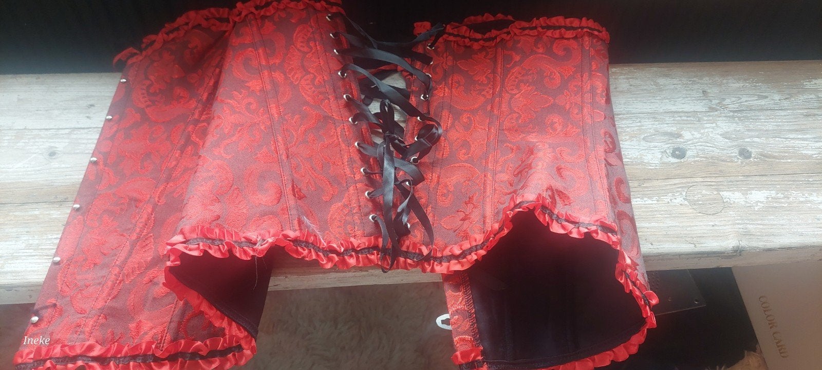 Rood korset maat 42 - ook voor kerst pop, Kleding | Dames, Ophalen of Verzenden, Gedragen