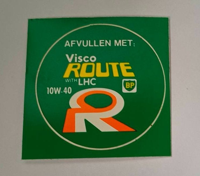 Sticker BP Visco Route with LHC 10w-40, Ophalen of Verzenden, Zo goed als nieuw, Merk