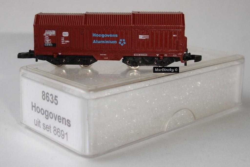 Märklin Z 8635 Telescoop Huifwagen Hoogovens Aluminium !, Hobby en Vrije tijd, Modeltreinen | Overige schalen, Gelijkstroom, Wagon