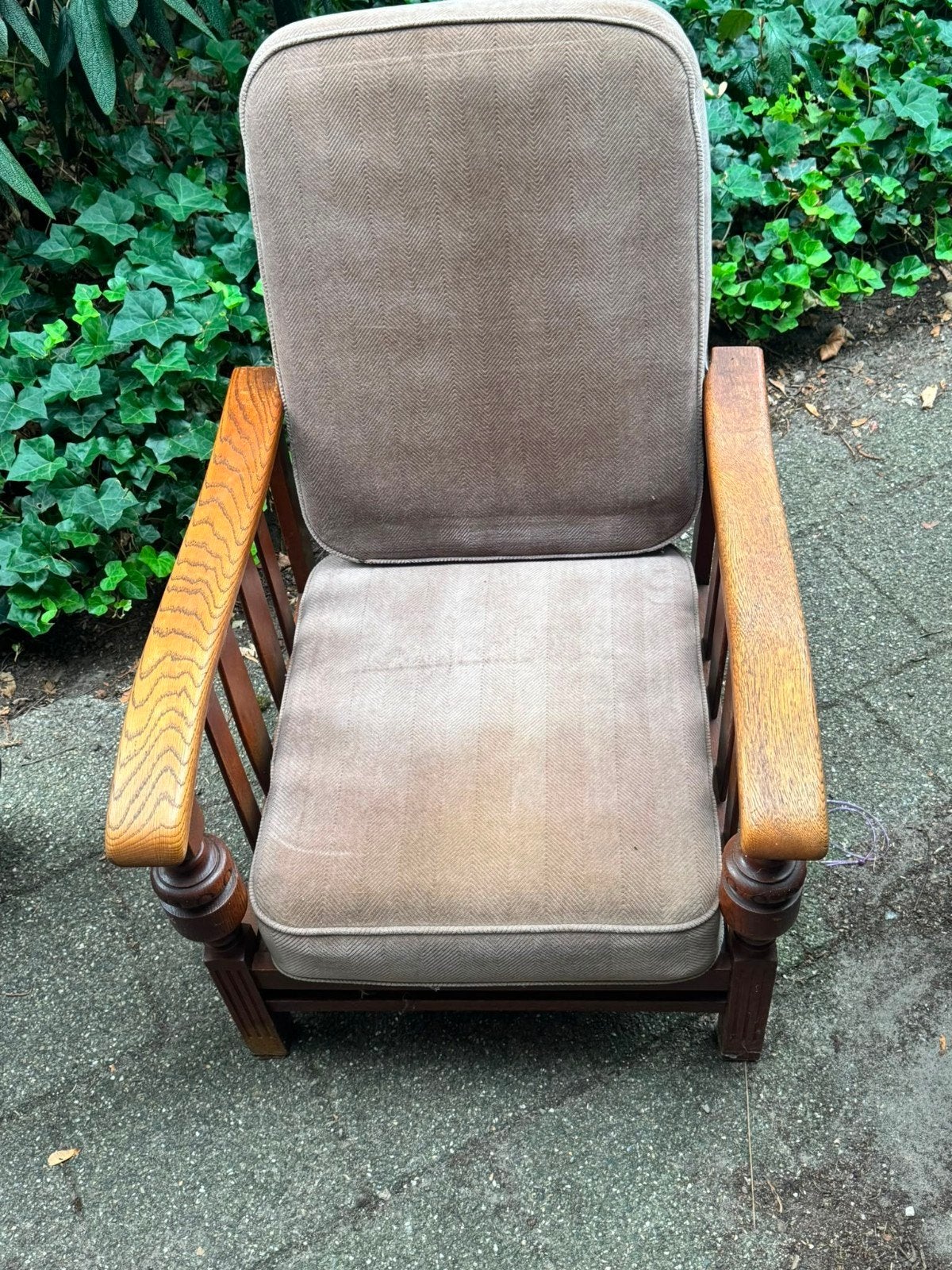 Vintage eikenhouten rookstoel, Ophalen