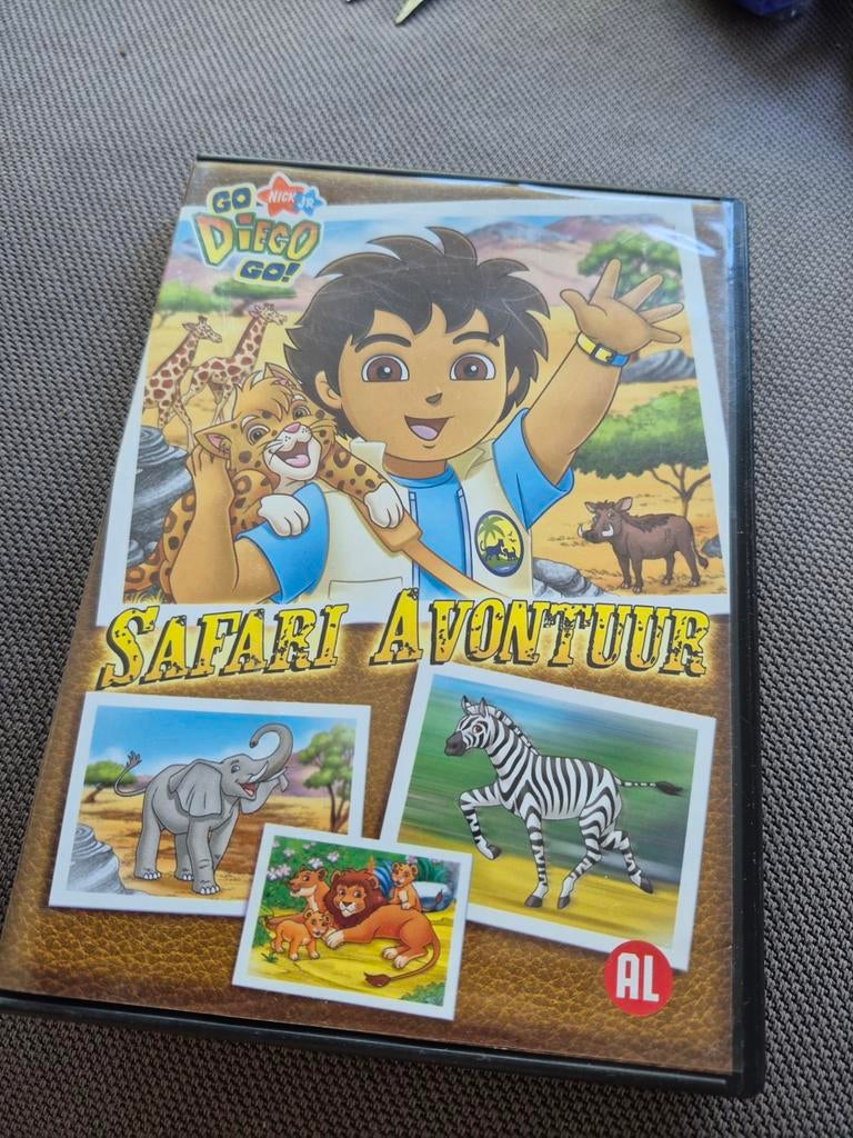 Go Diego Go! Safari Avontuur DVD - Zo goed als nieuw, Cd's en Dvd's, Avontuur, Alle leeftijden, Ophalen of Verzenden, Zo goed als nieuw