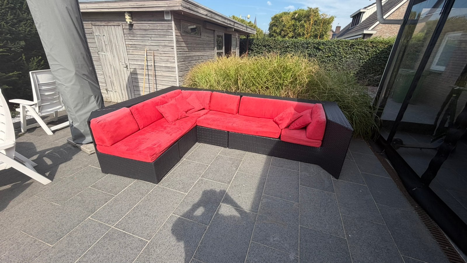 Loungebank, Ophalen, Gebruikt, Wicker