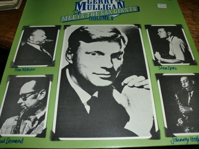 Gerry Mulligan ‎ Meets The Sax Giants Volume 1 Verve  LP UK , LP, Gebruikt, Ophalen of Verzenden, 12 inch