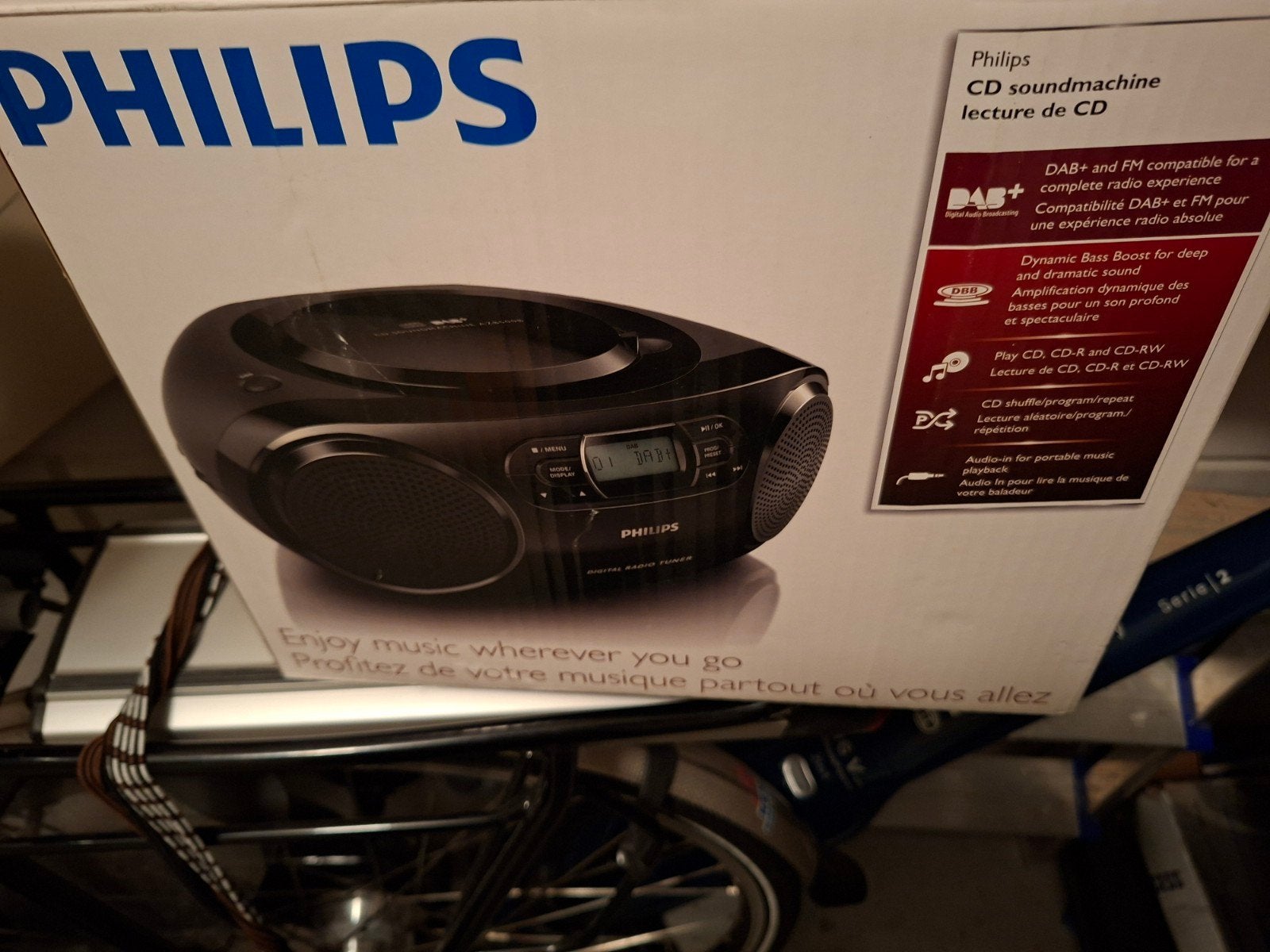 Philips CD Soundmachine DAB+ FM Radio CD-speler, Ophalen, Nieuw, Radio, Met cd-speler