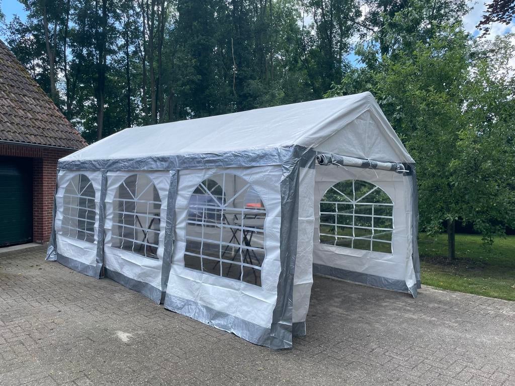 Partytent 6x3 te huur 50,-, Tuin en Terras, Partytenten, Ophalen, Zo goed als nieuw, 5 tot 8 meter