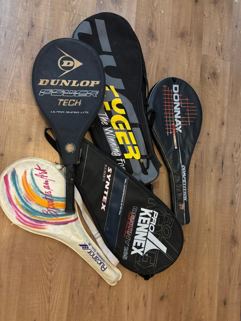 Partij tennisrackets, Sport en Fitness, Tennis, Ophalen, Gebruikt, Racket, Wilson