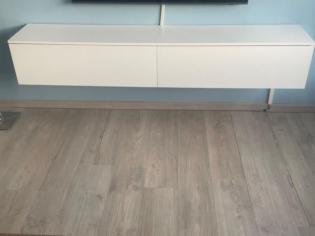 Zwevend tv meubel, Huis en Inrichting, Kasten | Wandmeubels, Zo goed als nieuw, Minder dan 100 cm, 150 tot 200 cm, 25 tot 50 cm