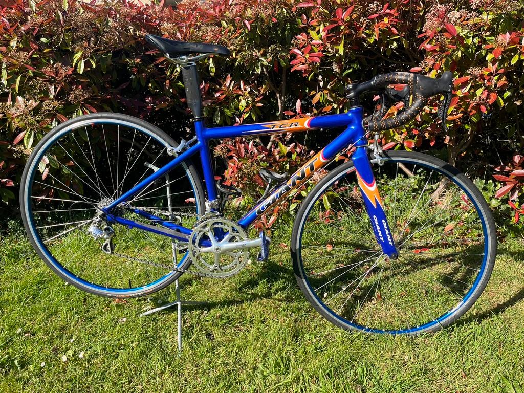 Giant TCR aluminium racefiets - Campagnolo - Dames, Fietsen en Brommers, Fietsen | Racefietsen, Ophalen, 28 inch, Velgrem, Aluminium