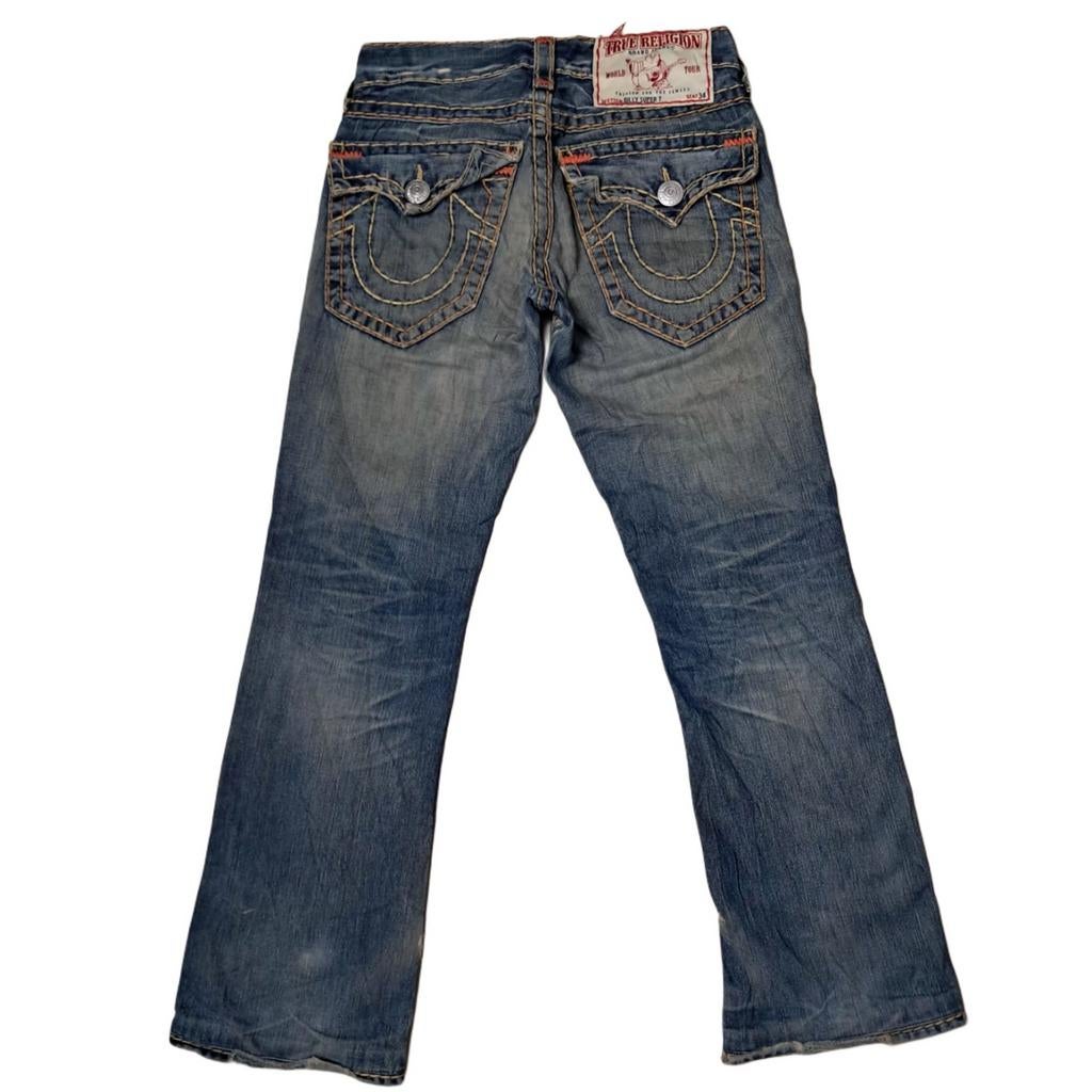 Rare True Religion Billy Super T - W 28 / XXS / EU 42 - USA, Blauw, Ophalen of Verzenden, Gedragen, True Religion