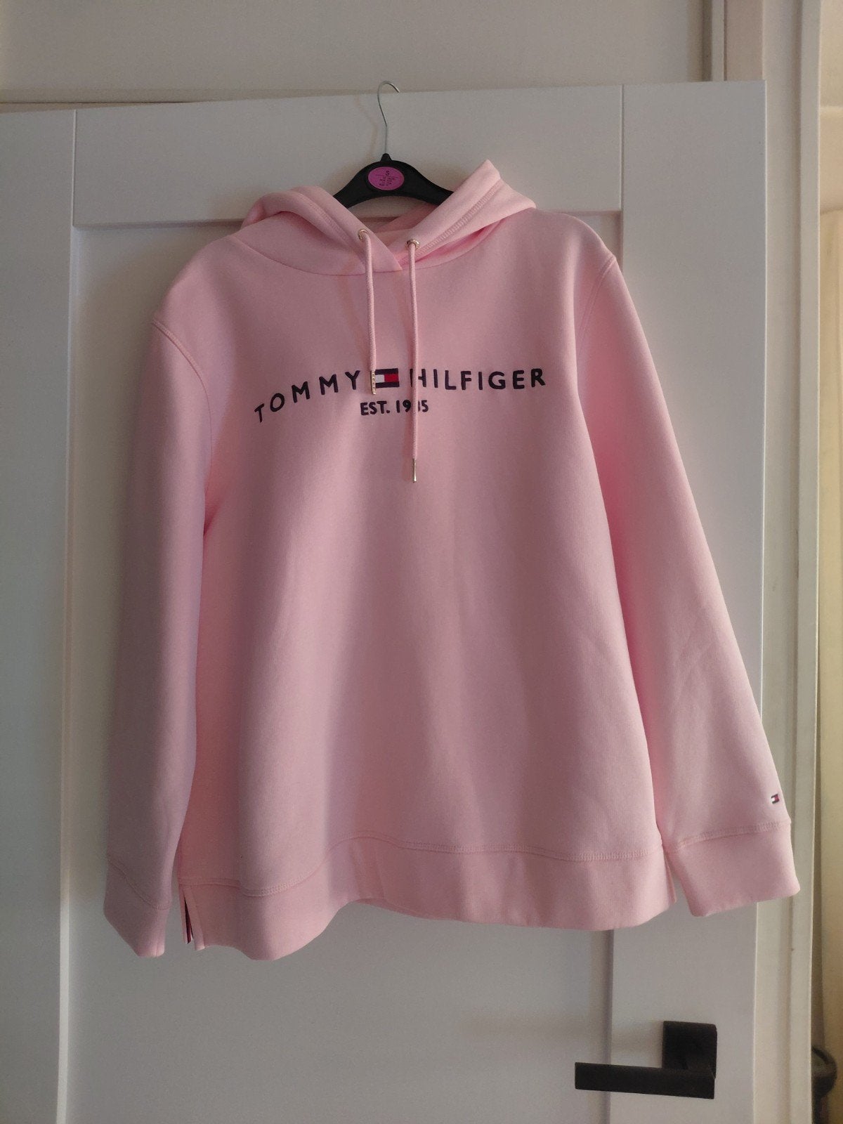 TOMMY HILFIGER hoodie/ sweater roze mt XL, Kleding | Dames, Maat 46/48 (XL) of groter, Nieuw, Ophalen of Verzenden, Lange mouw