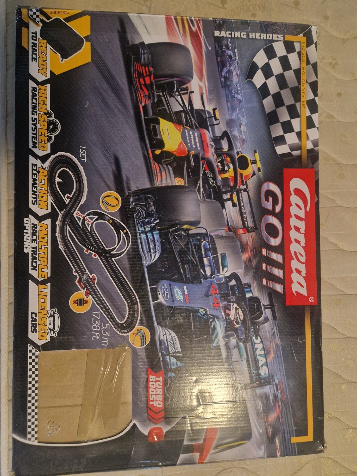 Carrera GO!!! Racebaan Racing Heroes met 2 auto's, Ophalen, Carrera, Met looping, Elektrisch