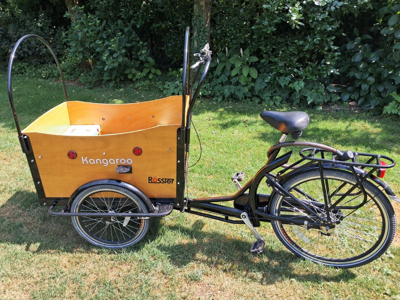 Rossler Kangaroo Bakfiets, Fietsen en Brommers, Fietsen | Bakfietsen, Gebruikt, 4 kinderen of meer, Velgrem, Ophalen