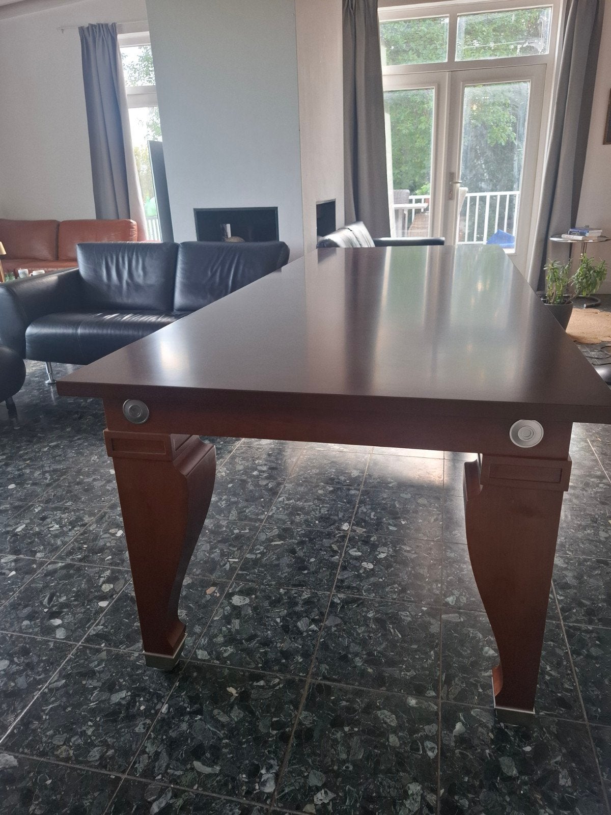 Giorgetti eettafel Leon Krier, 100 tot 150 cm, Klassiek, 200 cm of meer, Ophalen of Verzenden