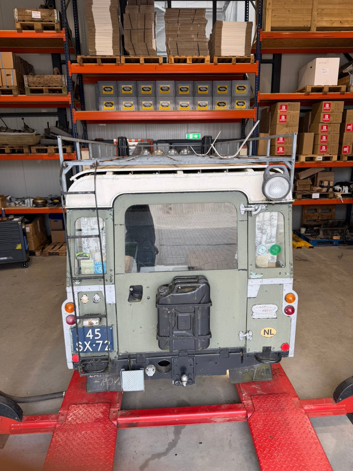 Land rover series 109 roofrack, Ophalen