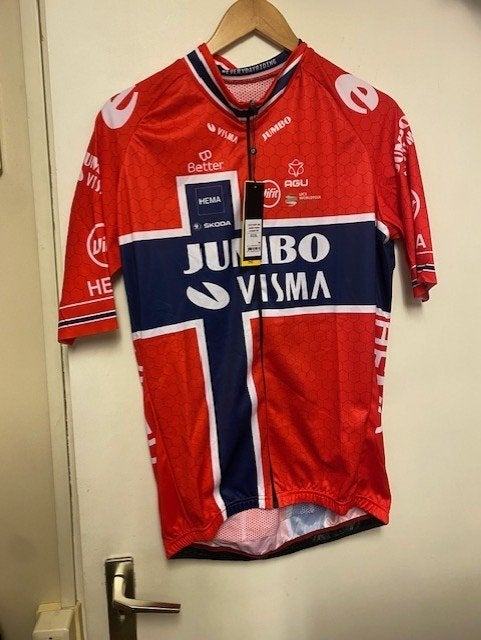 Fietsshirt jumbo visma kampioen noorwegen nieuw! XXXL, Heren, Nieuw, Overige maten, Ophalen of Verzenden