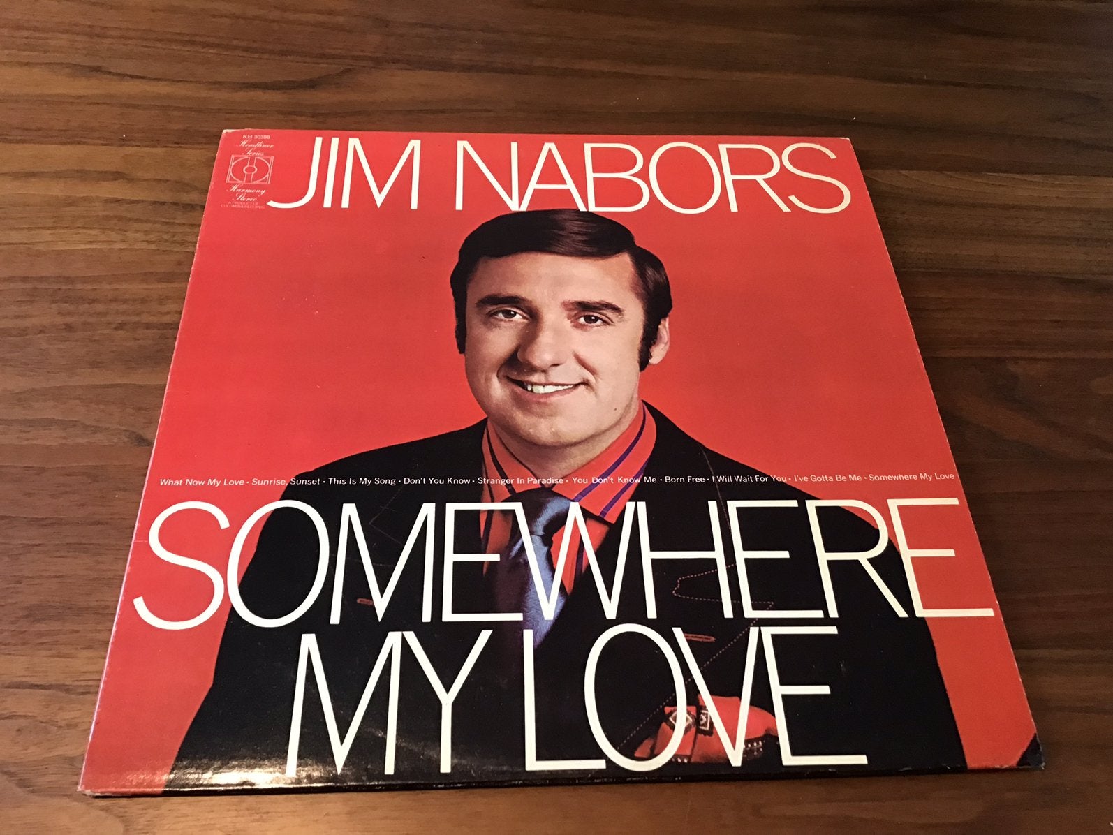 LP, JIM NABORS, SOMEWHERE MY LOVE, 1971, 1-5, Ophalen of Verzenden, Gebruikt, Pop, LP