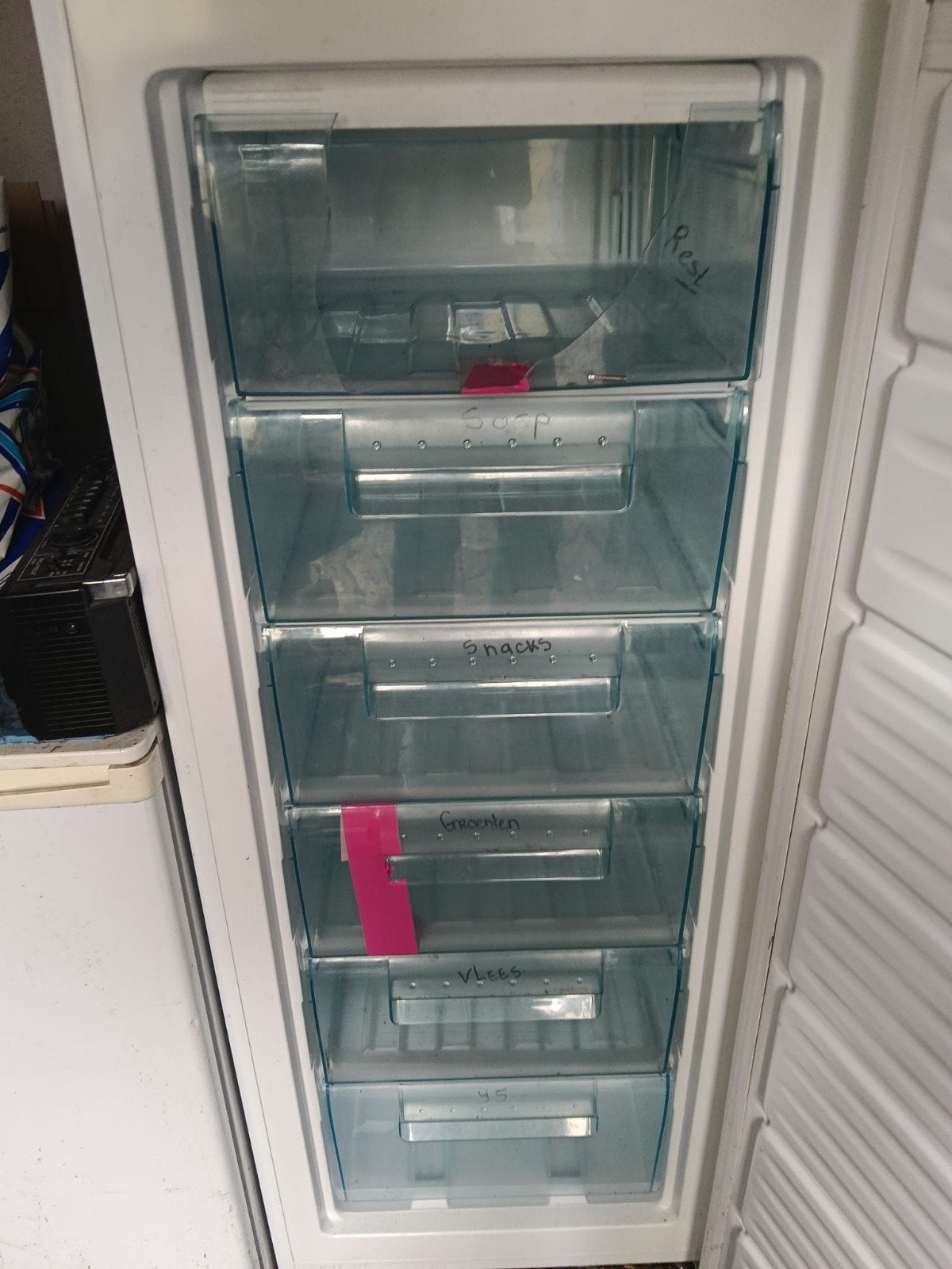 goed werkende vriezer., Ophalen of Verzenden, Gebruikt, Minder dan 60 cm