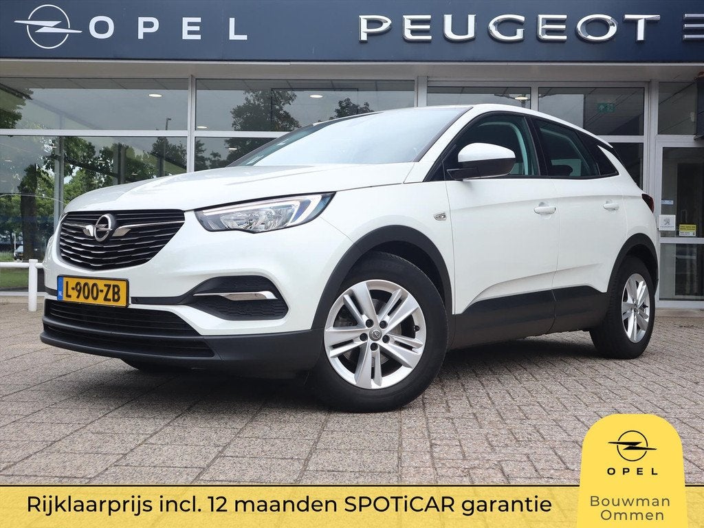 Opel Grandland X Edition 1.2 Turbo 130pk S&S H6, Rijklaarpri, Auto's, Opel, Voorwielaandrijving, Gebruikt, 1295 kg, 1199 cc