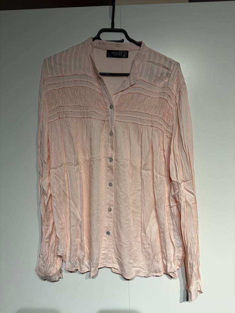 March blouse mt XL, Ophalen of Verzenden, Zo goed als nieuw, Maat 46/48 (XL) of groter, Roze
