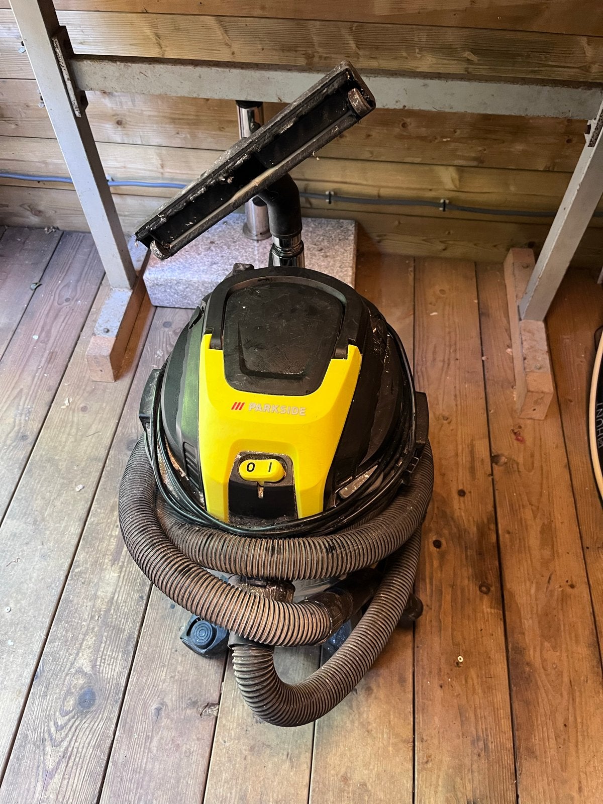 Lidl Parkside Nat- en Droogzuiger 1400W, Overige merken, Gebruikt, Industriële stofzuiger, 1200 tot 1600 watt