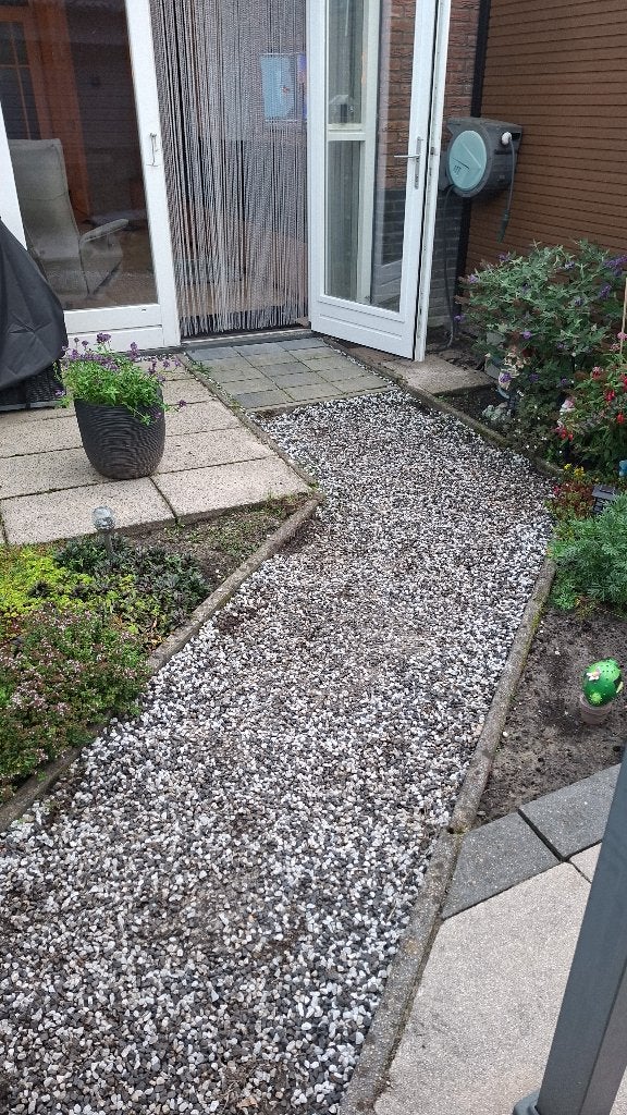 Tuin grind zwart wit, Tuin en Terras, Ophalen, Gebruikt