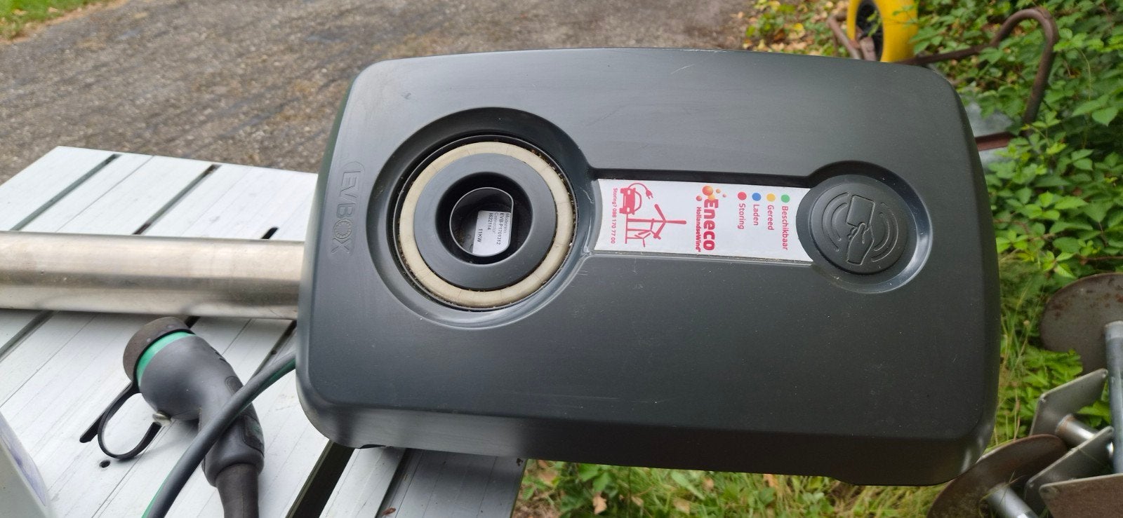 Eneco Laadpaal 11KW - Gebruikt met pas, Ophalen, Laadpaal