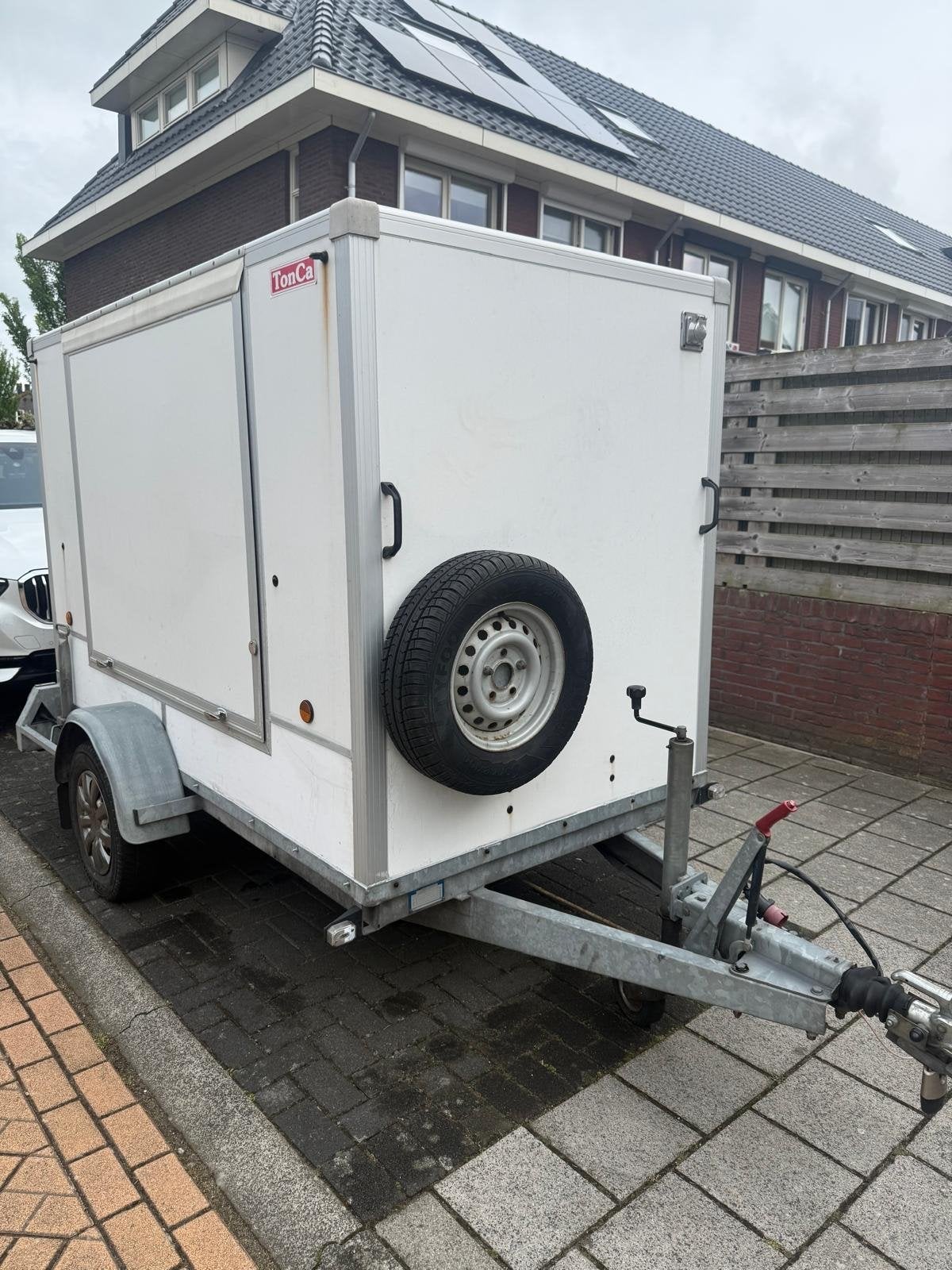 Verdonk Gesloten Aanhangwagen met Inrijklep en Zijopening, Auto diversen, Aanhangers en Bagagewagens, Ophalen, Gebruikt