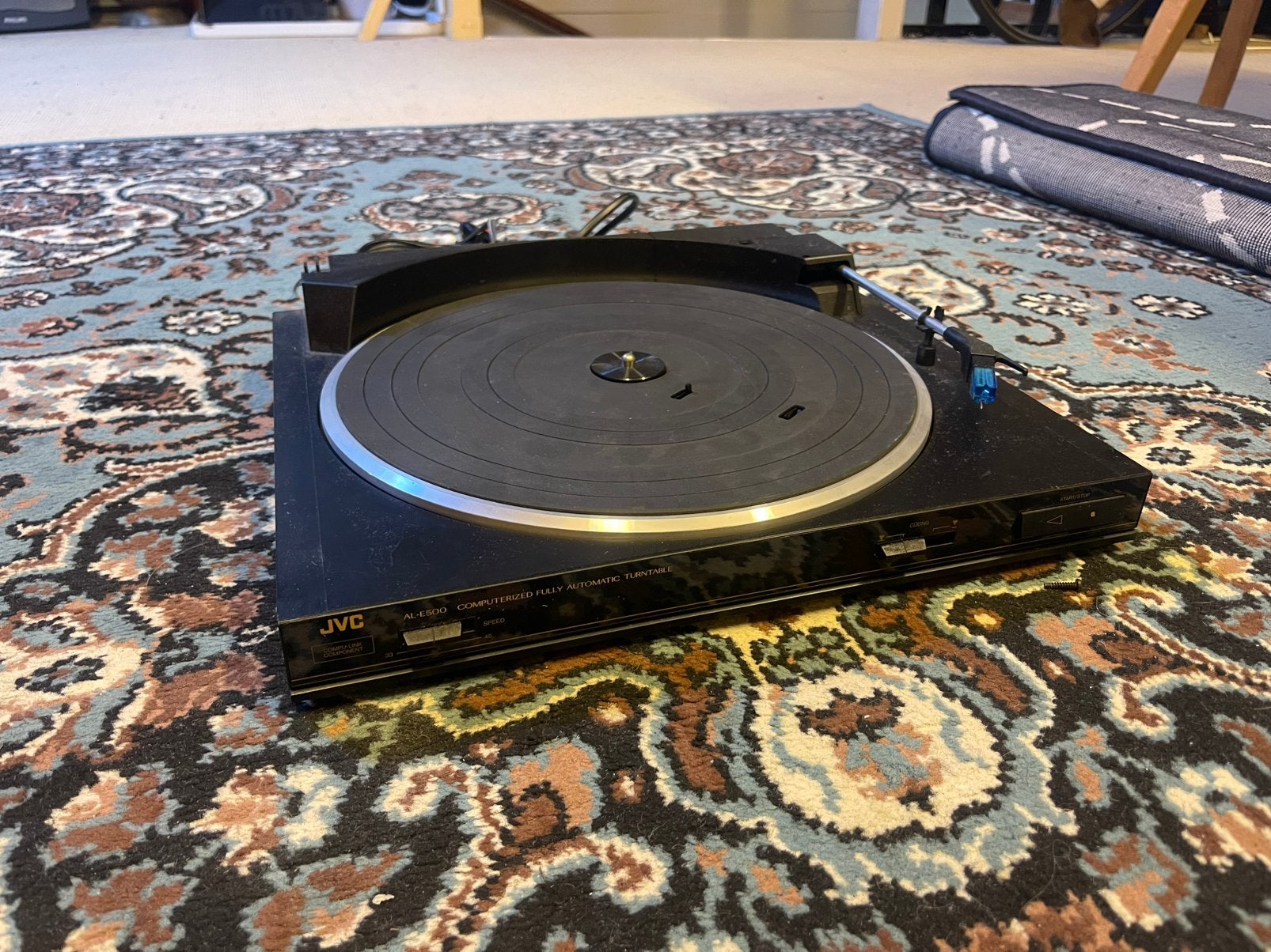 JVC ALE500 Fully Automatic platenspeler, Overige merken, Gebruikt, Automatisch, Ophalen of Verzenden