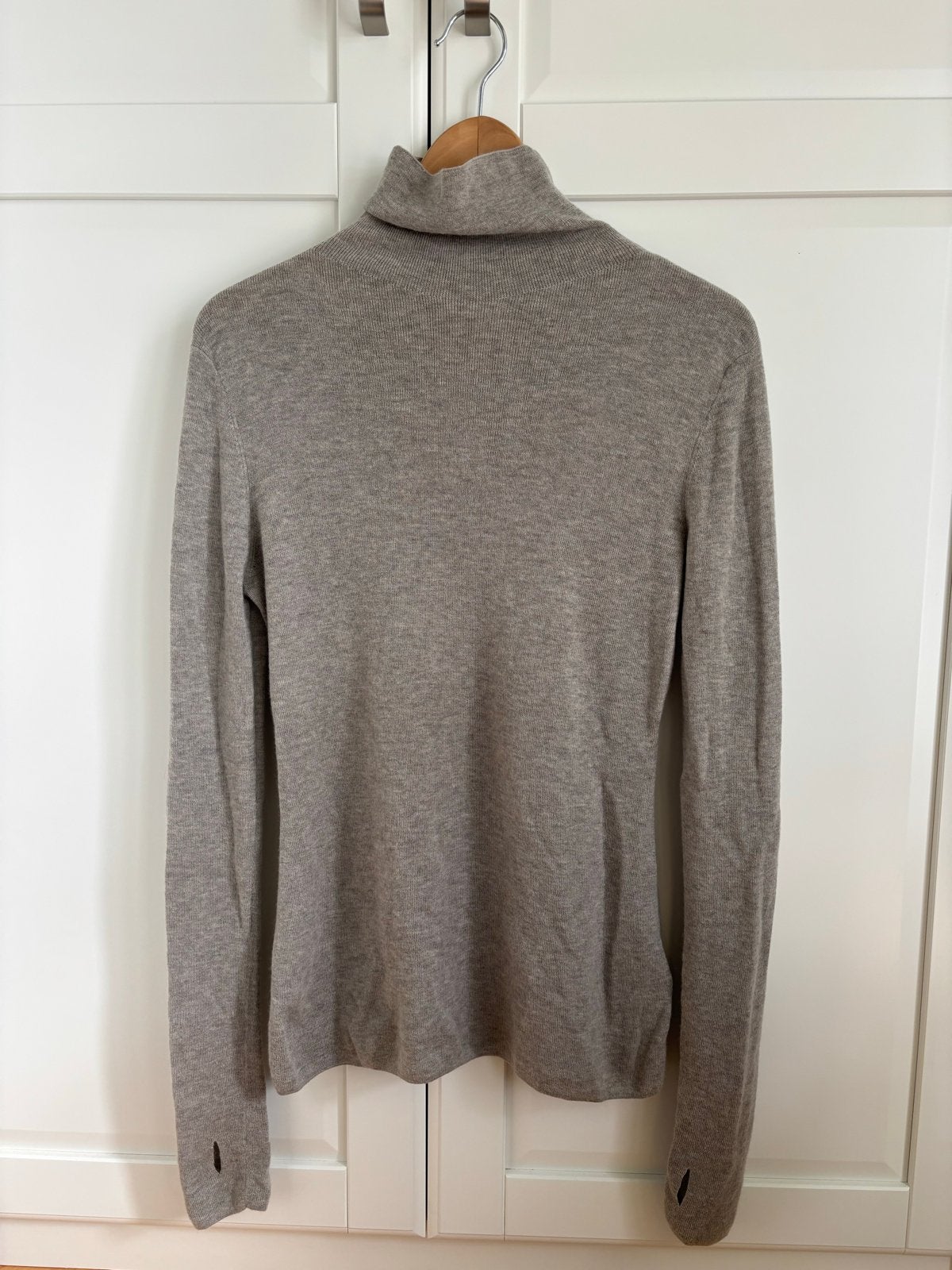 H&M wollen coltrui met kasjmier - Zo goed als nieuw, Ophalen of Verzenden, Zo goed als nieuw, Maat 46/48 (XL) of groter, Grijs