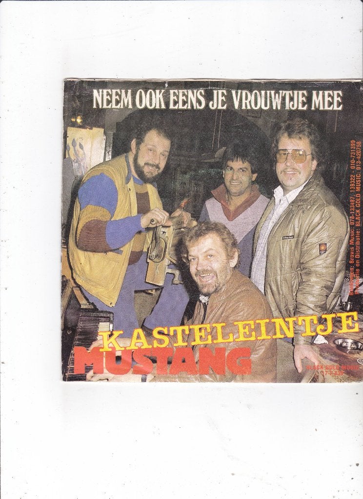 Single Mustang - Kasteleintje, Ophalen of Verzenden, Gebruikt, 7 inch, Nederlandstalig