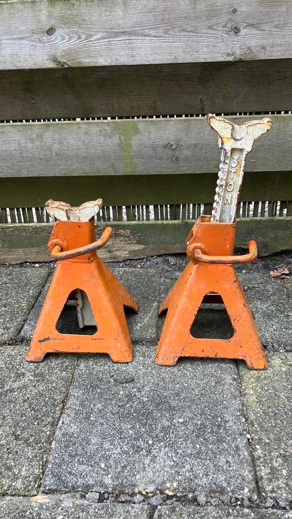 Set krik steunen 3 ton, Auto diversen, Ophalen, Gebruikt, Manueel, Garagekrik